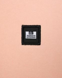 Weekend Offender Vega Sweatshirt Peachy/House Check -Fashion sportswear SWAW2312 VEGA PEACHY HOUSE CHECK 0207