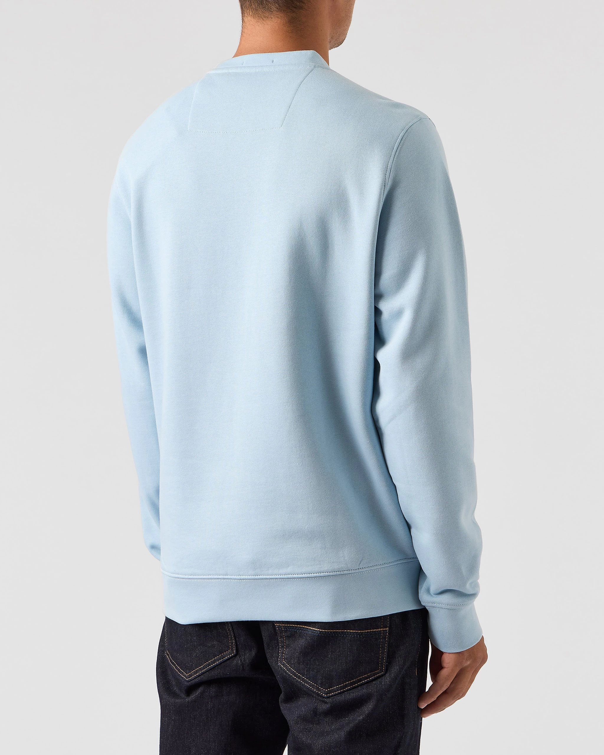 Weekend Offender Vega Sweatshirt Winter Sky/Blue House Check 4 Weekend Offender Vega Sweatshirt Winter Sky/Blue House Check - Image 4