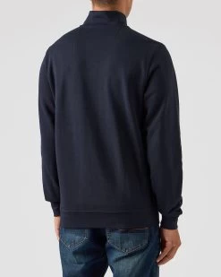 Weekend Offender Matisa Quarter Zip Sweatshirt Navy/House Check -Fashion sportswear SWAW2313 MATISA NAVY HOUSE CHECK 0022