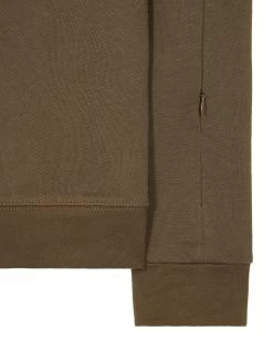 Weekend Offender Adiel Mesh Pocket Sweatshirt Dark Green -Fashion sportswear SWAW2316 ADIEL DARK GREEN 4035