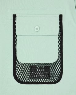 Weekend Offender Adiel Mesh Pocket Sweatshirt Mint Tea Green -Fashion sportswear SWAW2316 ADIEL MINT TEA 4044