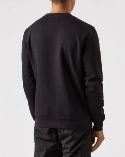 Weekend Offender Avery Sweatshirt Black -Fashion sportswear SWAW2317 AVERY BLACK 0283 MODEL