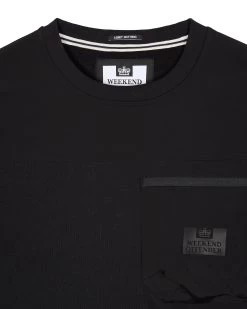 Weekend Offender Avery Sweatshirt Black -Fashion sportswear SWAW2317 AVERY BLACK 7026 NEW