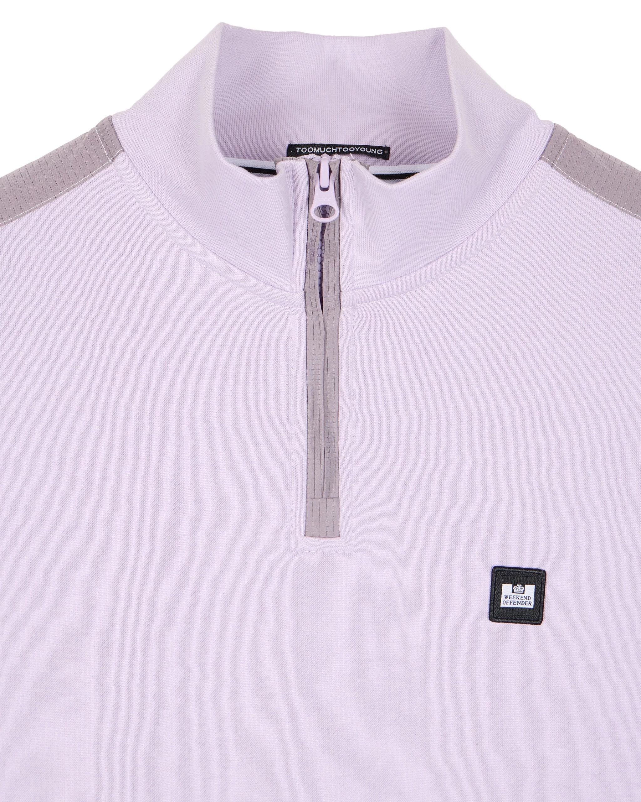 Weekend Offender Andrade Quarter Zip Sweatshirt Wisteria 5 Weekend Offender Andrade Quarter Zip Sweatshirt Wisteria - Image 5