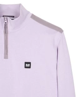 Weekend Offender Andrade Quarter Zip Sweatshirt Wisteria 13 Weekend Offender Andrade Quarter Zip Sweatshirt Wisteria -Fashion sportswear SWSS23 04 ANDRADE WISTERIA 1755 2