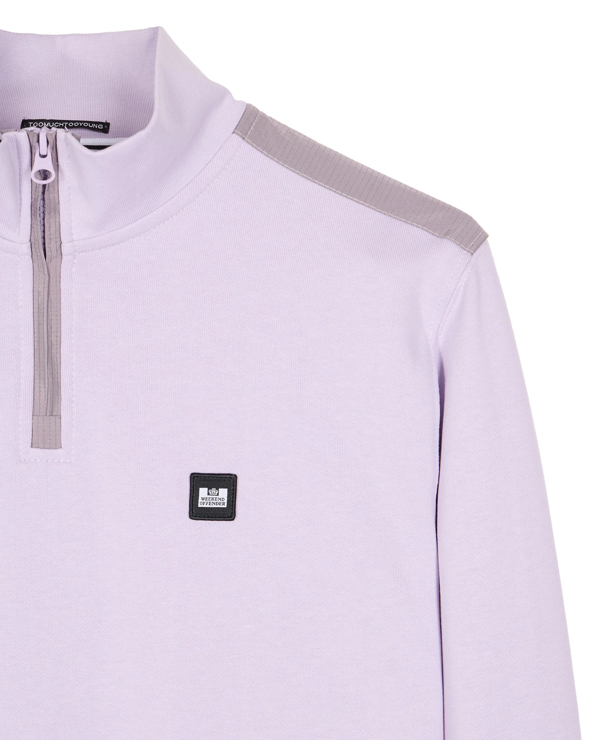 Weekend Offender Andrade Quarter Zip Sweatshirt Wisteria 6 Weekend Offender Andrade Quarter Zip Sweatshirt Wisteria - Image 6