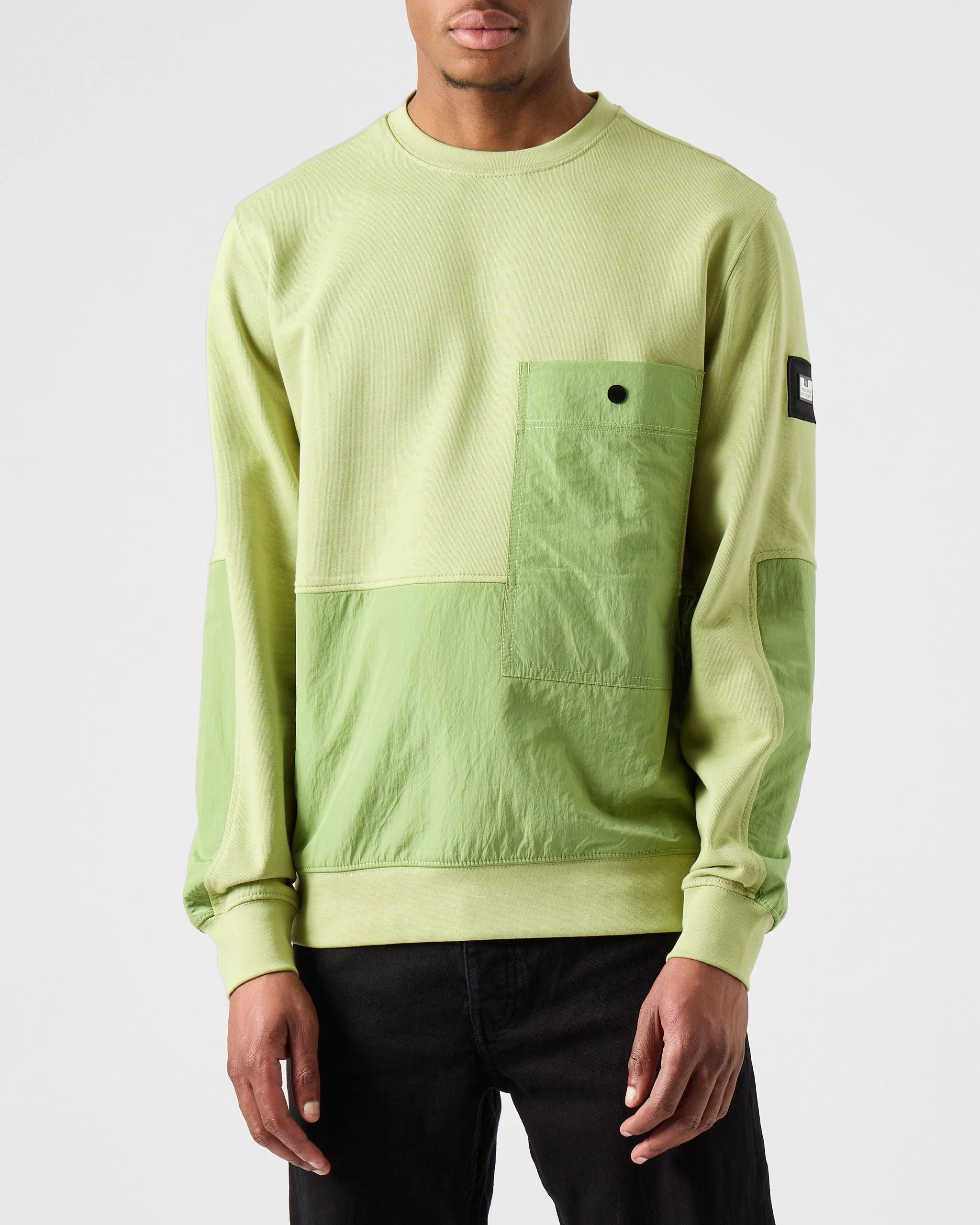 Weekend Offender Sirenko Pocket Sweatshirt Fern Moss 2 Weekend Offender Sirenko Pocket Sweatshirt Fern Moss - Image 2