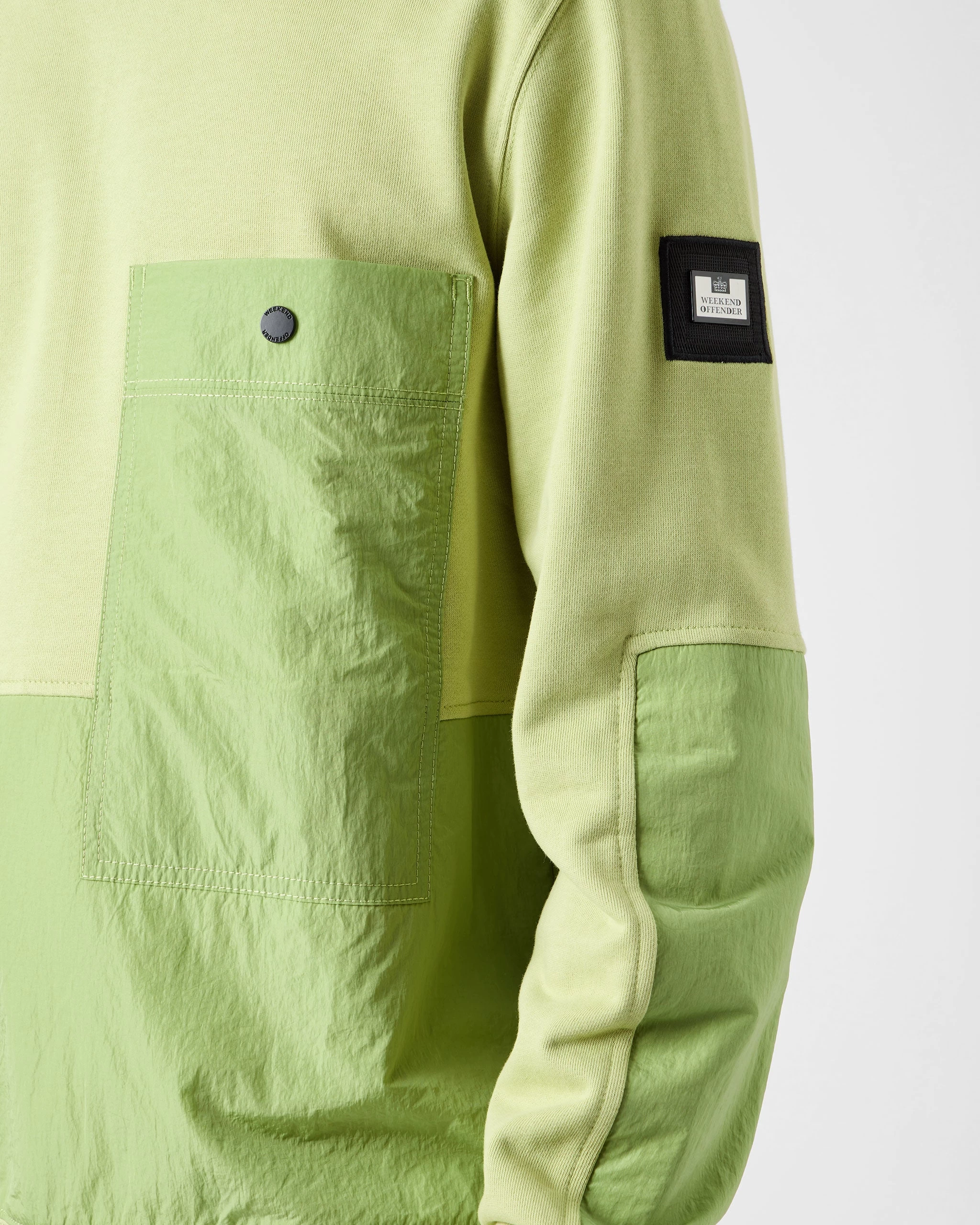 Weekend Offender Sirenko Pocket Sweatshirt Fern Moss 5 Weekend Offender Sirenko Pocket Sweatshirt Fern Moss - Image 5