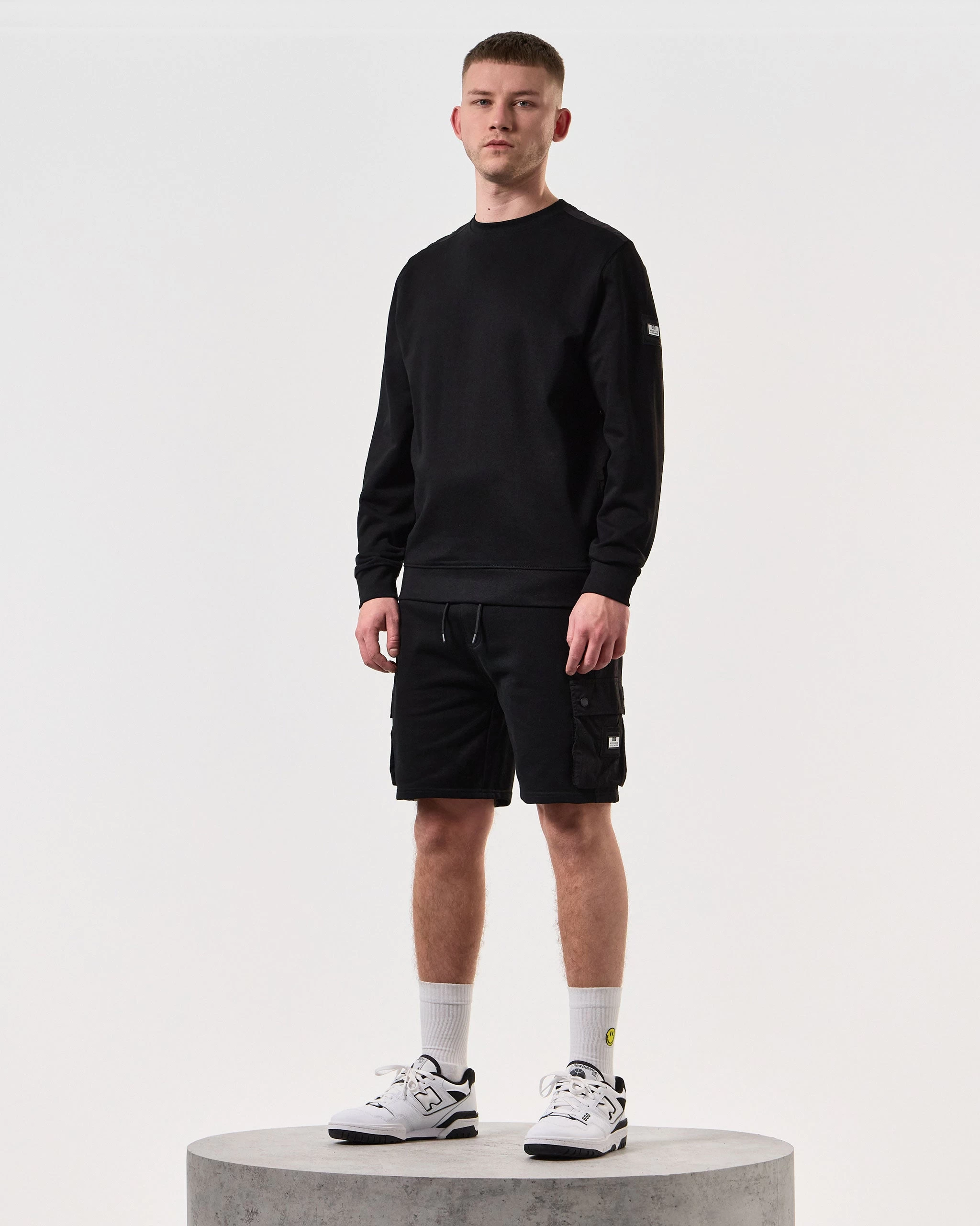 Weekend Offender Pink Sands Jogger Shorts Black 2 Weekend Offender Pink Sands Jogger Shorts Black - Image 2