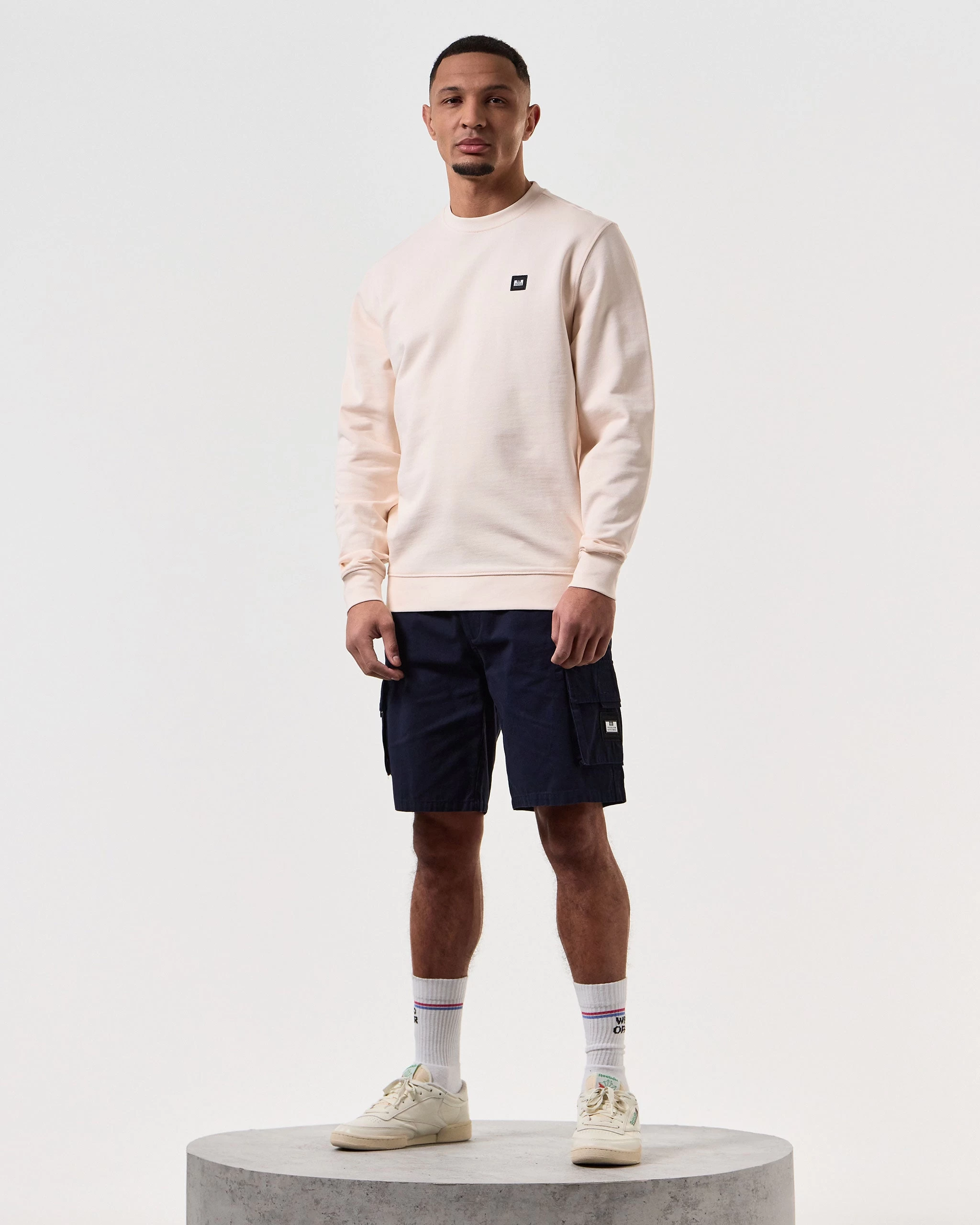 Weekend Offender Ferrer Sweatshirt Alabaster 2 Weekend Offender Ferrer Sweatshirt Alabaster - Image 2