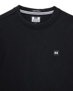Weekend Offender Ferrer Sweatshirt Black -Fashion sportswear SWSS2402 FERRER BLACK 11345