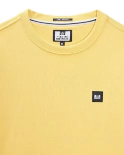 Weekend Offender Ferrer Sweatshirt Butter Yellow -Fashion sportswear SWSS2402 FERRER BUTTER 11380