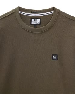 Weekend Offender Ferrer Sweatshirt Castle Green -Fashion sportswear SWSS2402 FERRER CASTLE GREEN 11355