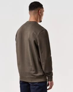Weekend Offender Ferrer Sweatshirt Castle Green -Fashion sportswear SWSS2402 FERRER CASTLE GREEN 7560