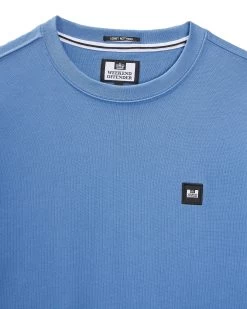 Weekend Offender Ferrer Sweatshirt Coastal Blue -Fashion sportswear SWSS2402 FERRER COASTAL 11426