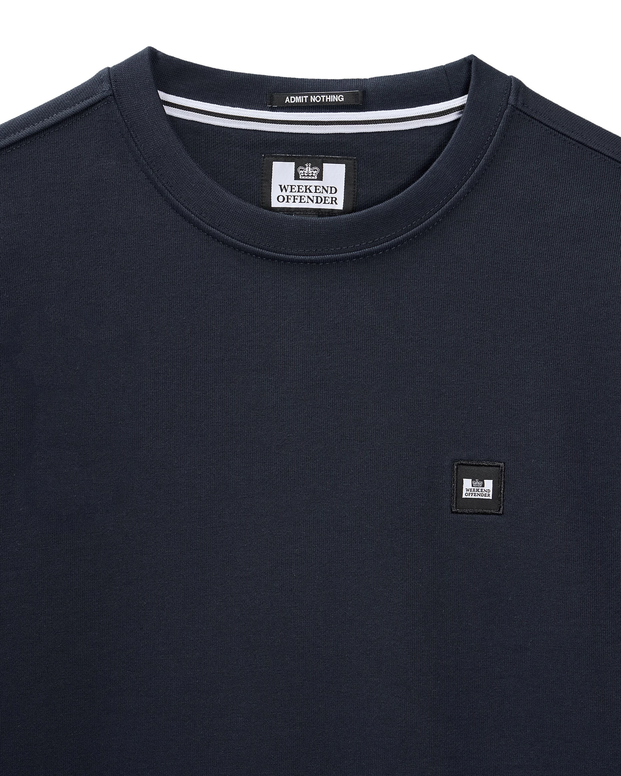 Weekend Offender Ferrer Sweatshirt Navy 5 Weekend Offender Ferrer Sweatshirt Navy - Image 5