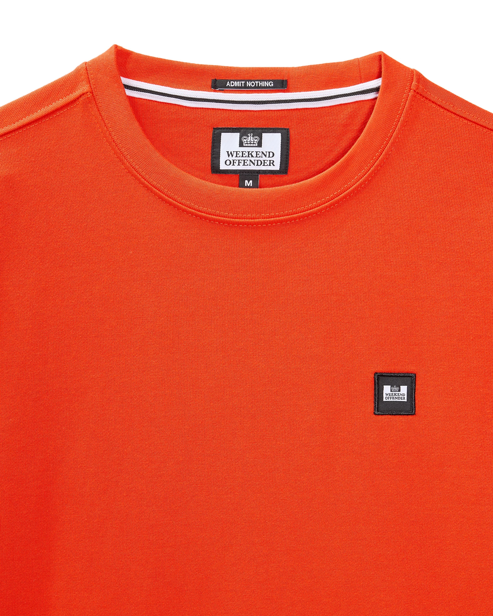 Weekend Offender Ferrer Sweatshirt Pure Orange 5 Weekend Offender Ferrer Sweatshirt Pure Orange - Image 5