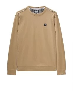 Weekend Offender Vega Sweatshirt Cognac Brown - Plus Size