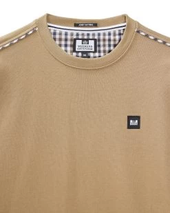 Weekend Offender Vega Sweatshirt Cognac Brown -Fashion sportswear SWSS2404 VEGA COGNAC 11583