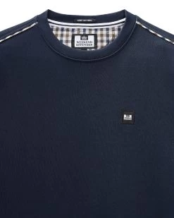 Weekend Offender Vega Sweatshirt Navy -Fashion sportswear SWSS2404 VEGA NAVY 5572