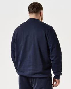 Weekend Offender Vega Sweatshirt Navy - Plus Size -Fashion sportswear SWSS2404X VEGA NAVY 8053 PLUS