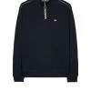 Weekend Offender Matisa Quarter Zip Sweatshirt Navy