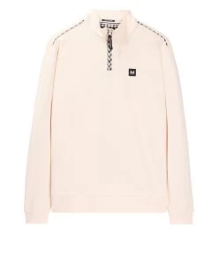 Weekend Offender Matisa Quarter Zip Sweatshirt Alabaster