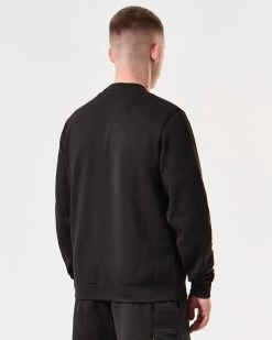 Weekend Offender Paraiso Sweatshirt Black -Fashion sportswear SWSS2409 PARAISO BLACK 5932 MODEL