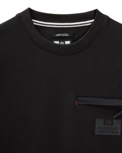 Weekend Offender Paraiso Sweatshirt Black -Fashion sportswear SWSS2409 PARAISO BLACK 9303