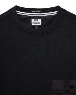 Weekend Offender Sirenko Pocket Sweatshirt Black -Fashion sportswear SWSS2410 SIRENKO BLACK 11297