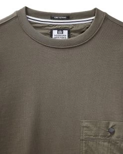 Weekend Offender Sirenko Pocket Sweatshirt Castle Green 10 Weekend Offender Sirenko Pocket Sweatshirt Castle Green -Fashion sportswear SWSS2410 SIRENKO CASTLE GREEN 10453
