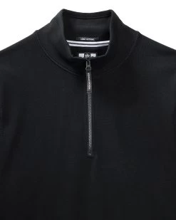 Weekend Offender Kraviz Quarter Zip Sweatshirt Black -Fashion sportswear SWSS2411 KRAVIZ BLACK 11628