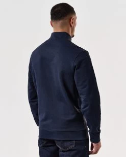Weekend Offender Kraviz Quarter Zip Sweatshirt Navy -Fashion sportswear SWSS2411 KRAVIZ NAVY 7545
