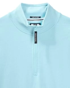 Weekend Offender Kraviz Quarter Zip Sweatshirt Saltwater Blue -Fashion sportswear SWSS2411 KRAVIZ SALTWATER 11620