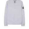 Weekend Offender Kraviz Quarter Zip Sweatshirt Smokey Grey
