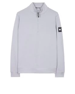 Weekend Offender Kraviz Quarter Zip Sweatshirt Smokey Grey