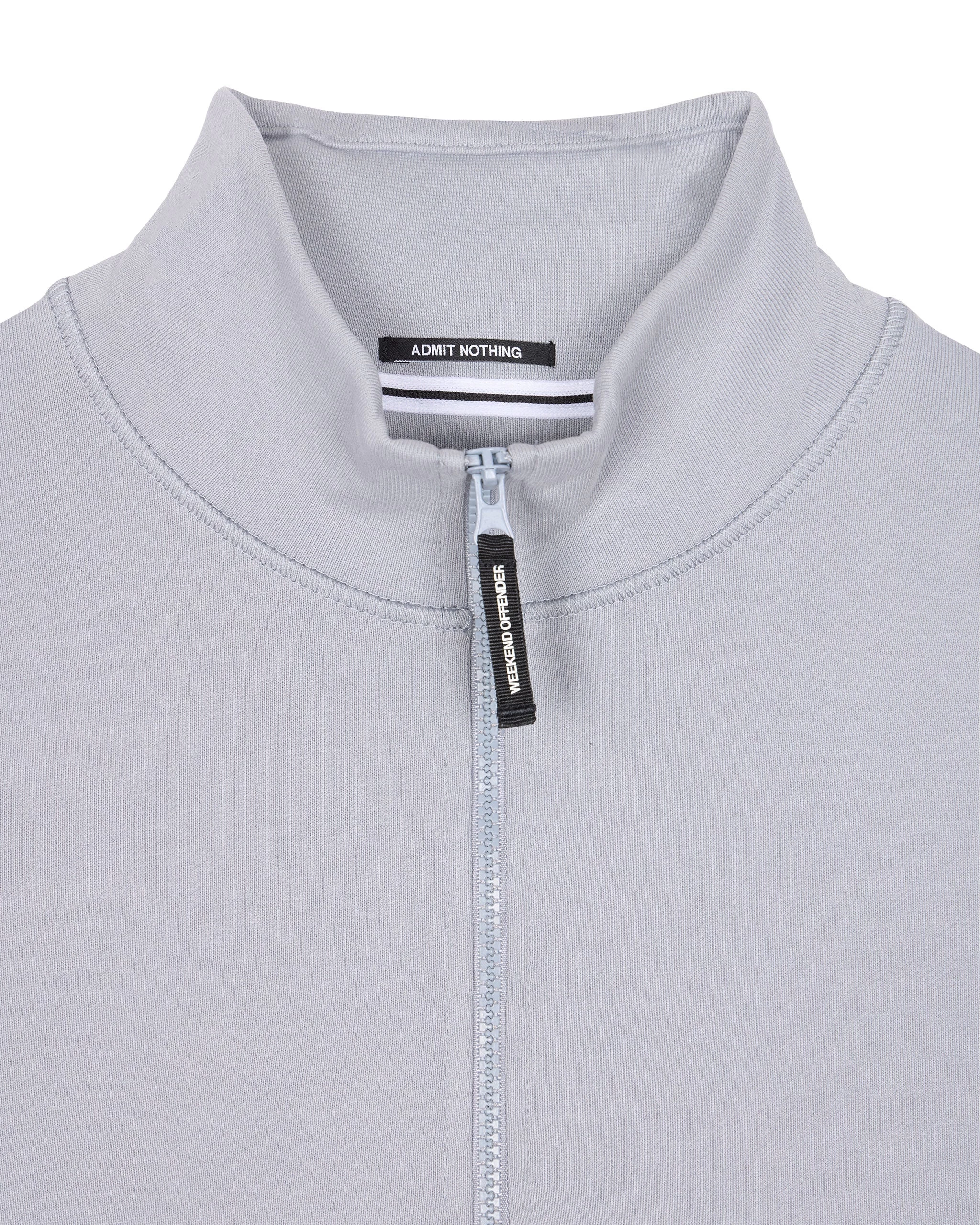 Weekend Offender Kraviz Quarter Zip Sweatshirt Smokey Grey 5 Weekend Offender Kraviz Quarter Zip Sweatshirt Smokey Grey - Image 5
