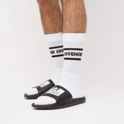 Weekend Offender La Piscine Sliders Black -Fashion sportswear Socks WO Model 1