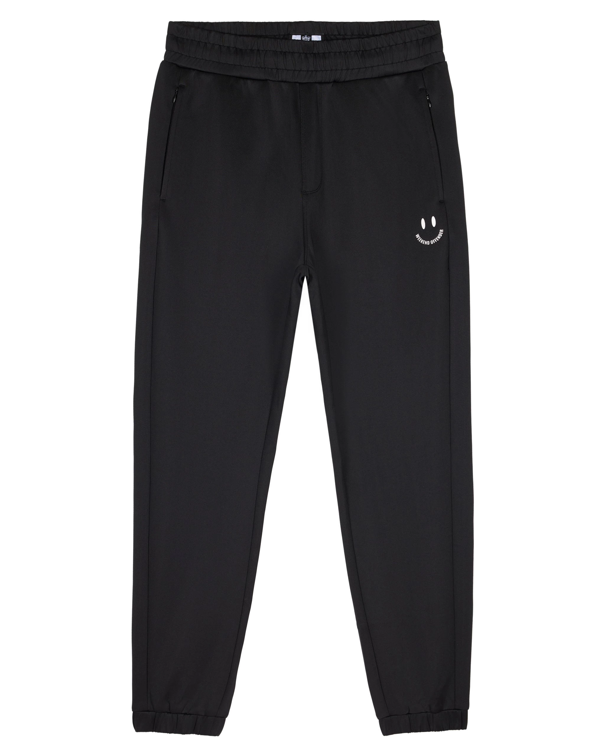 Weekend Offender Rampa Tricot Cuffed Pants Black 1 Weekend Offender Rampa Tricot Cuffed Pants Black