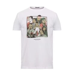 Weekend Offender Wire Graphic T-Shirt White