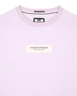 Weekend Offender Navarro Avenue T-Shirt Wisteria -Fashion sportswear TS SS23 07 NAVARRO AVE WISTERIA 1147