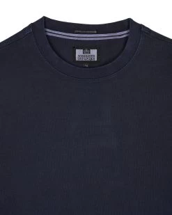 Weekend Offender Freetown Long Sleeve T-Shirt Navy -Fashion sportswear TSAW22 07 FREETOWN NAVY 7963