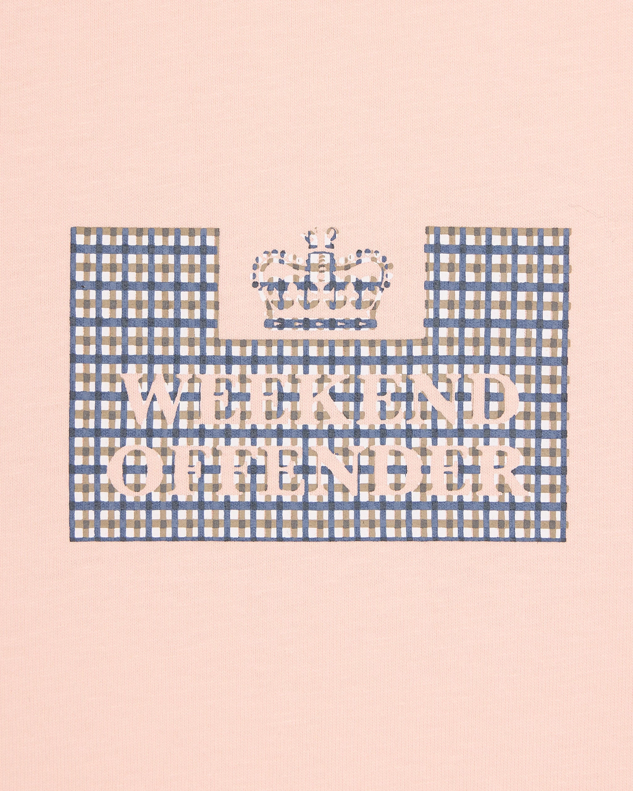 Weekend Offender Dygas T-Shirt Peachy/House Check 6 Weekend Offender Dygas T-Shirt Peachy/House Check - Image 6