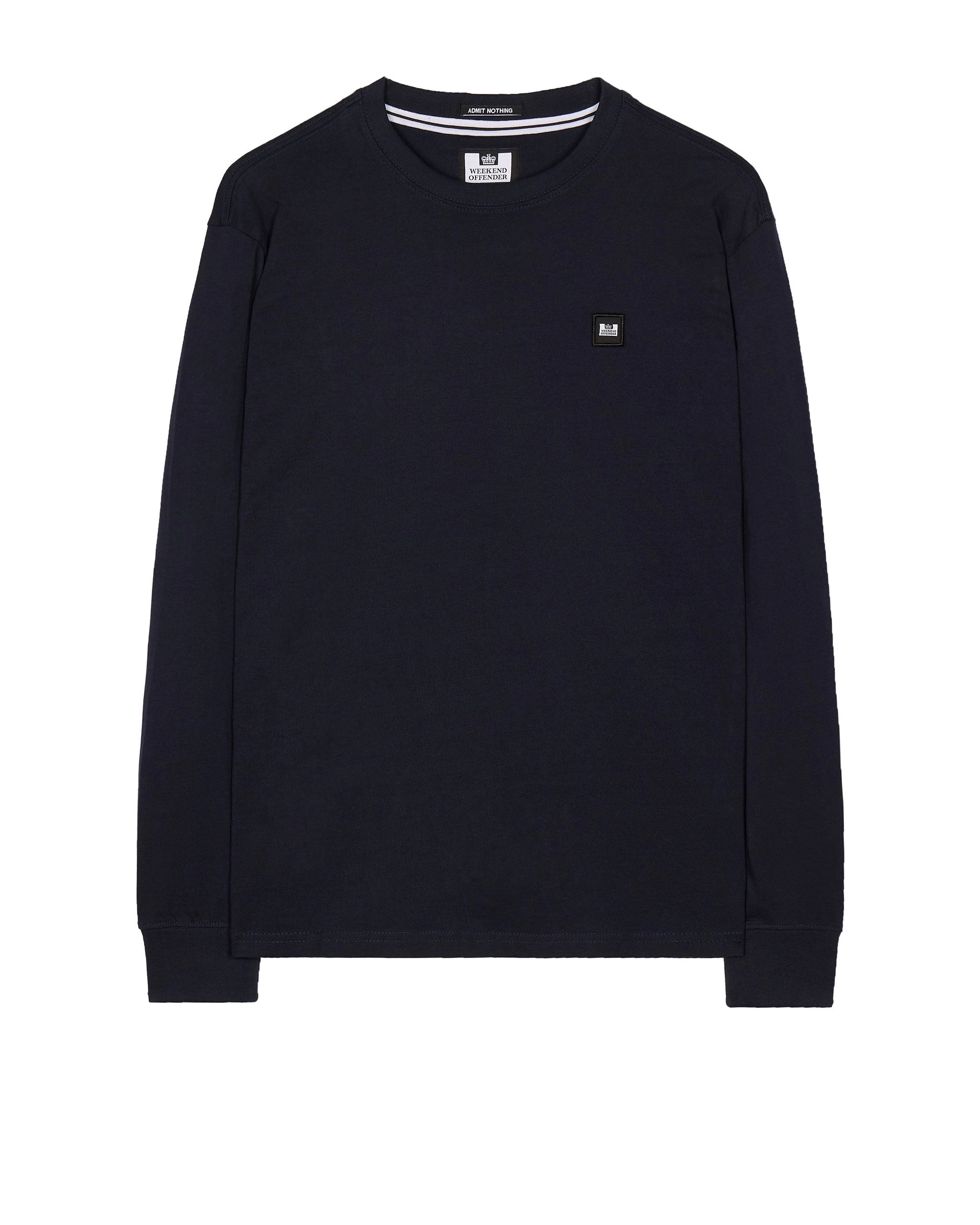 Weekend Offender Mahoney Long Sleeve T-Shirt Navy 1 Weekend Offender Mahoney Long Sleeve T-Shirt Navy