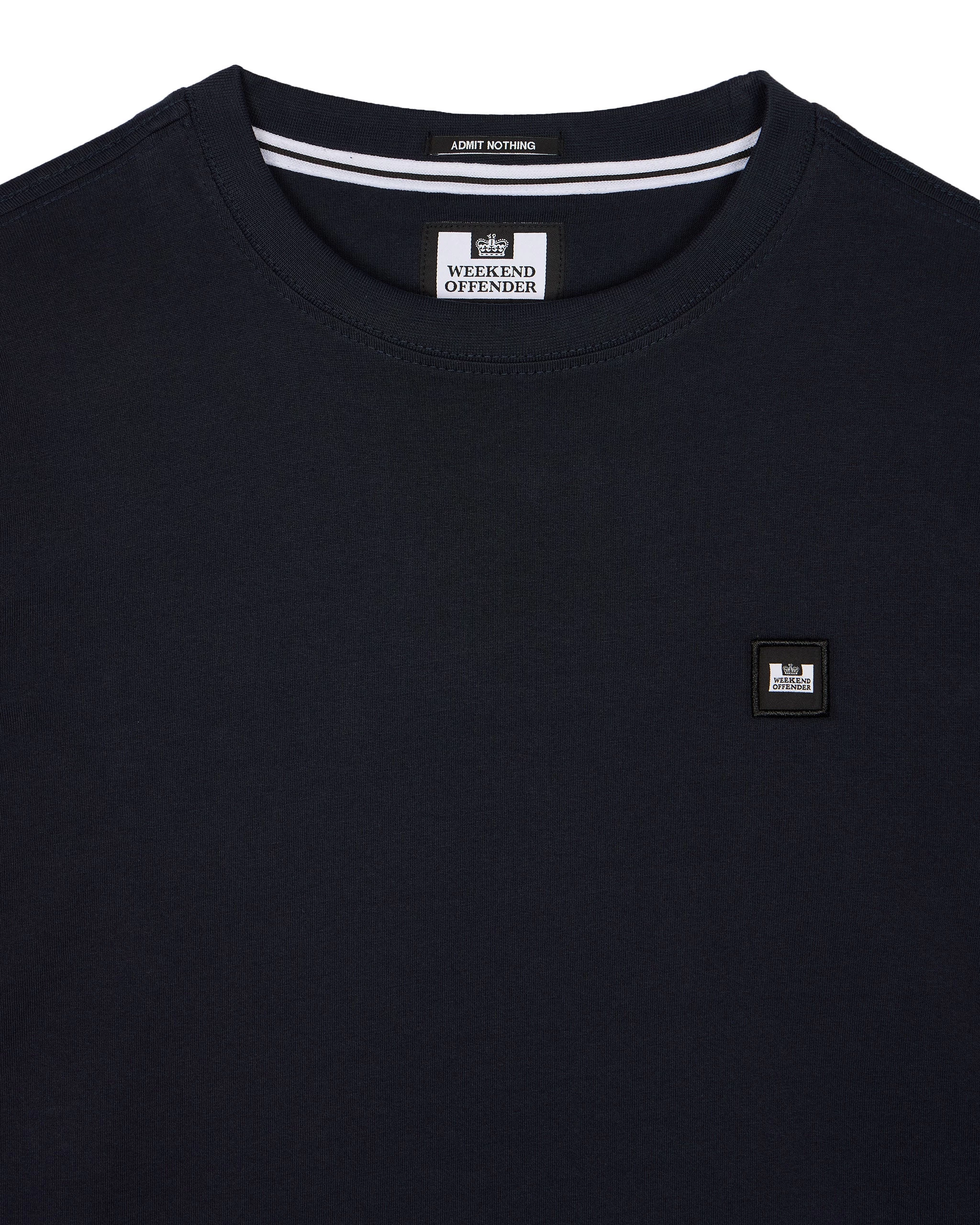 Weekend Offender Mahoney Long Sleeve T-Shirt Navy 5 Weekend Offender Mahoney Long Sleeve T-Shirt Navy - Image 5