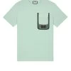 Weekend Offender Lens Mesh Pocket T-Shirt Mint Tea Green