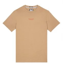 Weekend Offender Millergrove T-Shirt Cognac Brown/Pure Orange