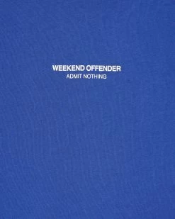 Weekend Offender Millergrove T-Shirt Electric -Fashion sportswear TSSS23 06 MILLERGROVE ELECTRIC0985