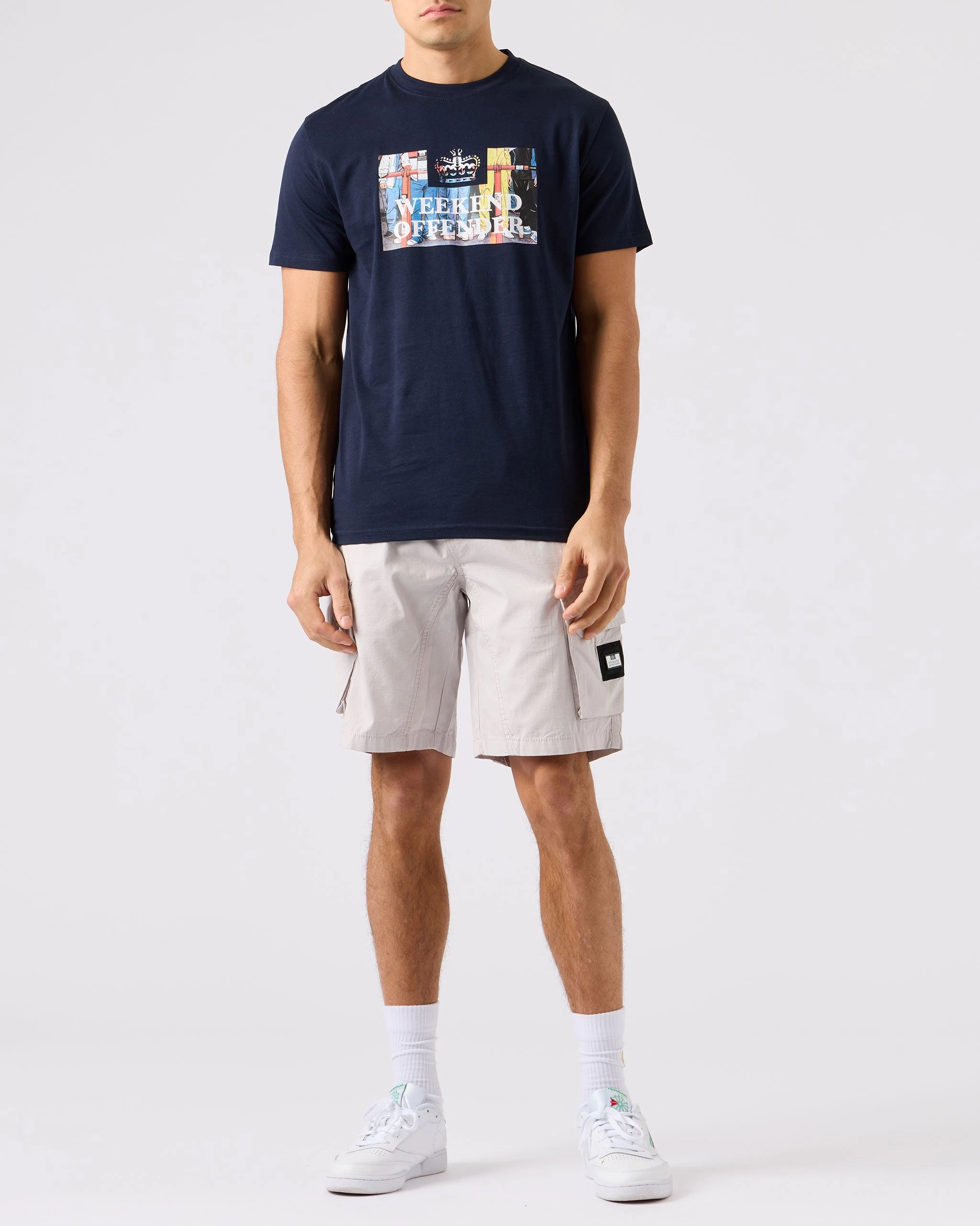 Weekend Offender Bavaro Cargo Shorts Dove Grey 2 Weekend Offender Bavaro Cargo Shorts Dove Grey - Image 2