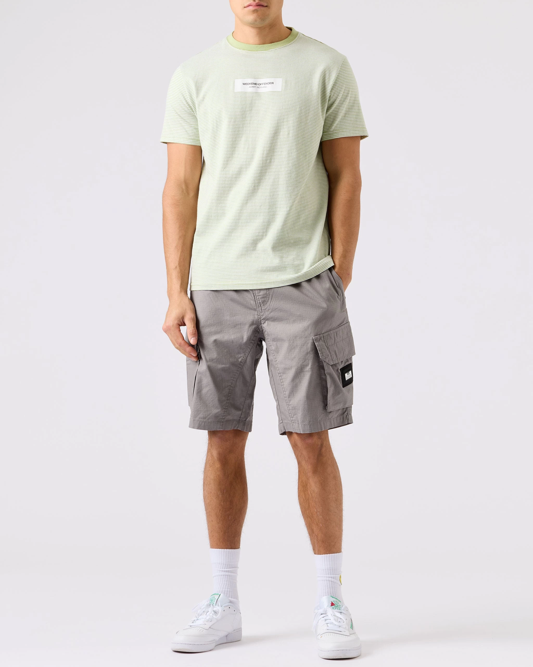 Weekend Offender Navarro Avenue T-Shirt Fern Moss 2 Weekend Offender Navarro Avenue T-Shirt Fern Moss - Image 2